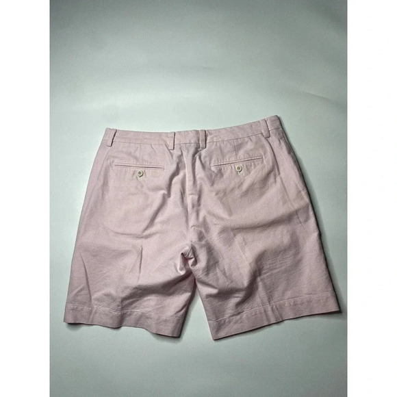 Vineyard Vines Chambray Breaker Shorts 36 Crocus Pink Flat Front Cotton Men's - Picture 6 of 6
